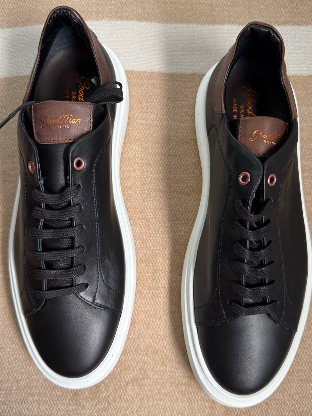 Good Man Brand Black/ White Men's Shoes Size 10 Sneakers Legend London